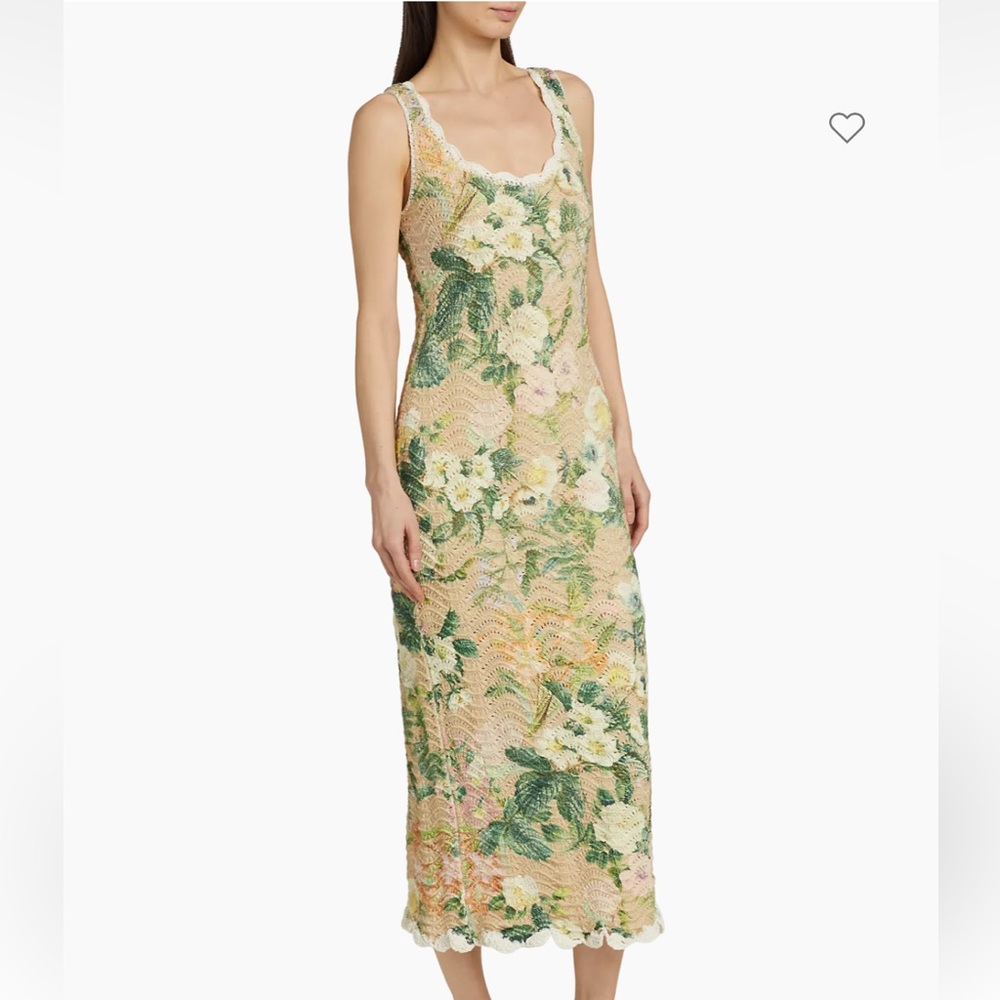 Cara Cara Orel Floral Cotton Midi-Dress